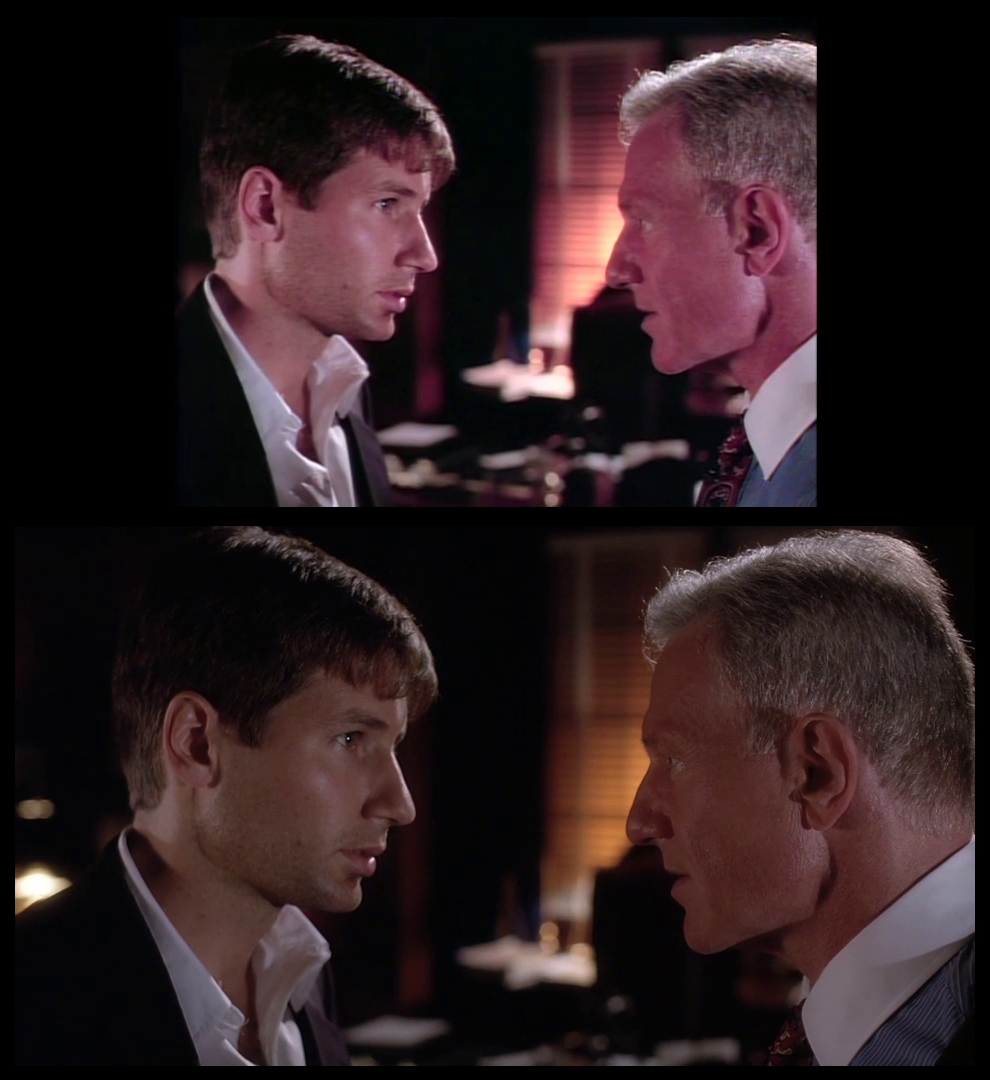 X-Files Blu-ray DVD Comparison 201 2X01 Little Green Men Screencap