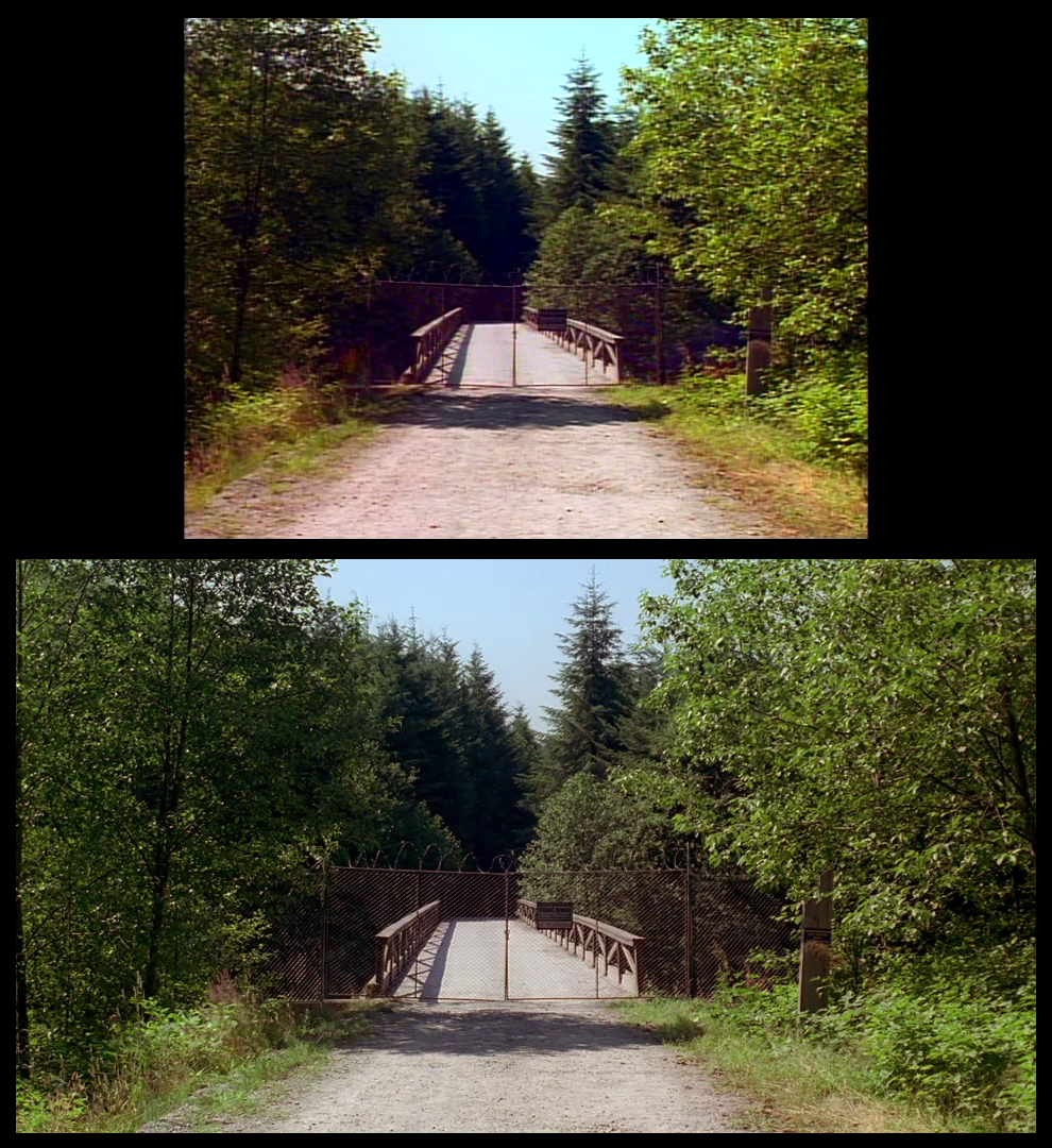 X-Files Blu-ray DVD Comparison 201 2X01 Little Green Men Screencap