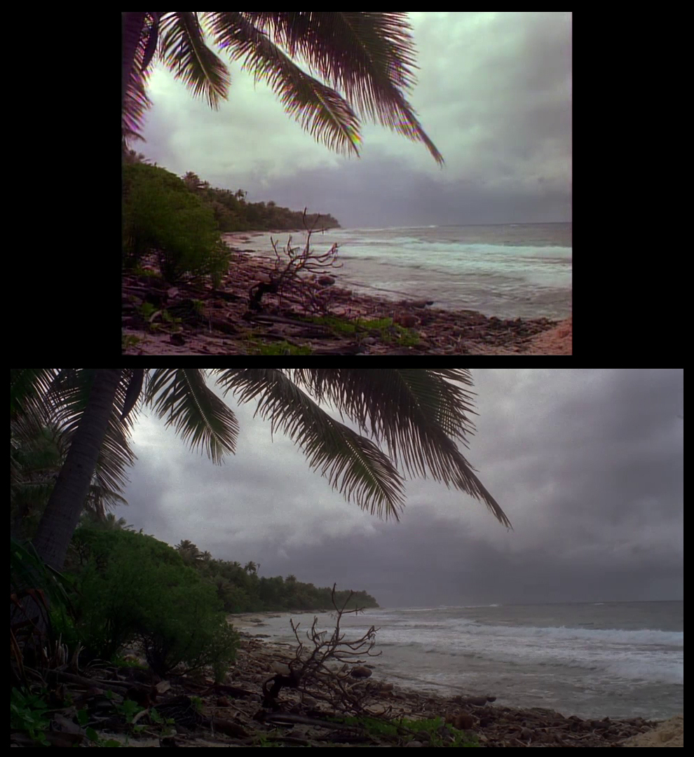 X-Files Blu-ray DVD Comparison 201 2X01 Little Green Men Screencap