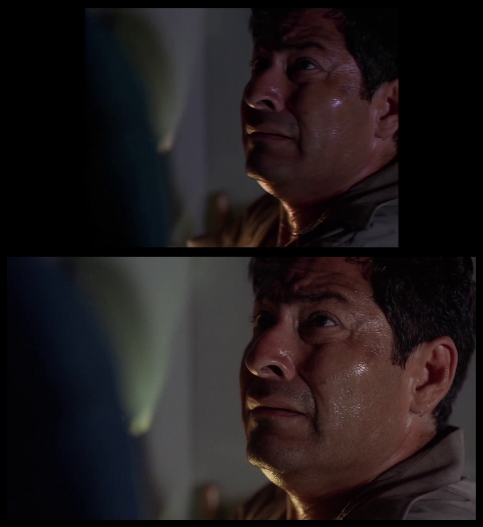 X-Files Blu-ray DVD Comparison 201 2X01 Little Green Men Screencap