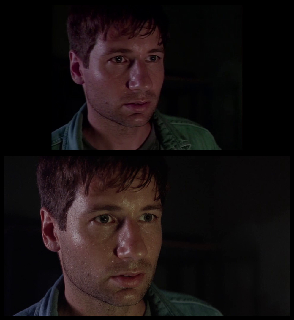 X-Files Blu-ray DVD Comparison 201 2X01 Little Green Men Screencap
