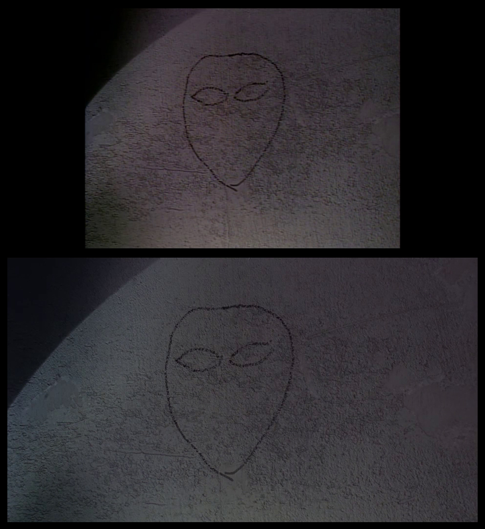 X-Files Blu-ray DVD Comparison 201 2X01 Little Green Men Screencap