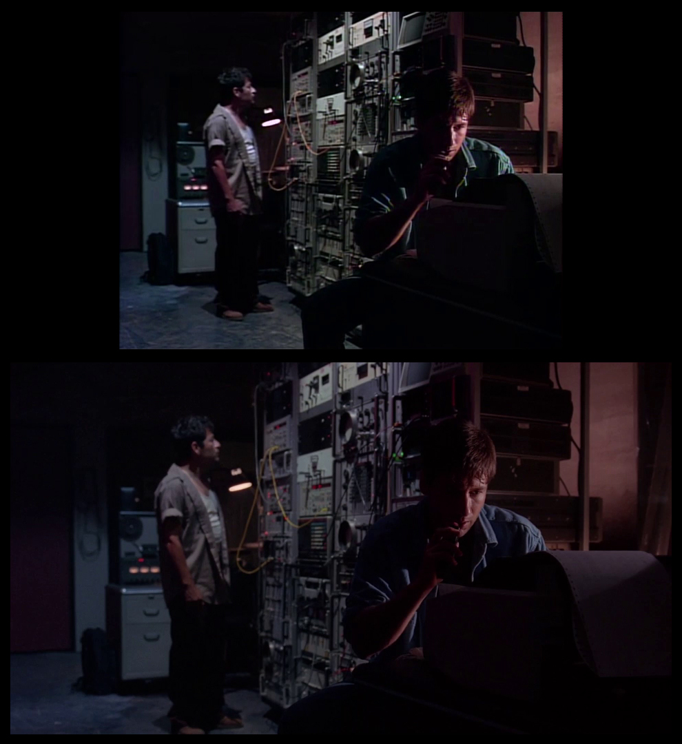 X-Files Blu-ray DVD Comparison 201 2X01 Little Green Men Screencap