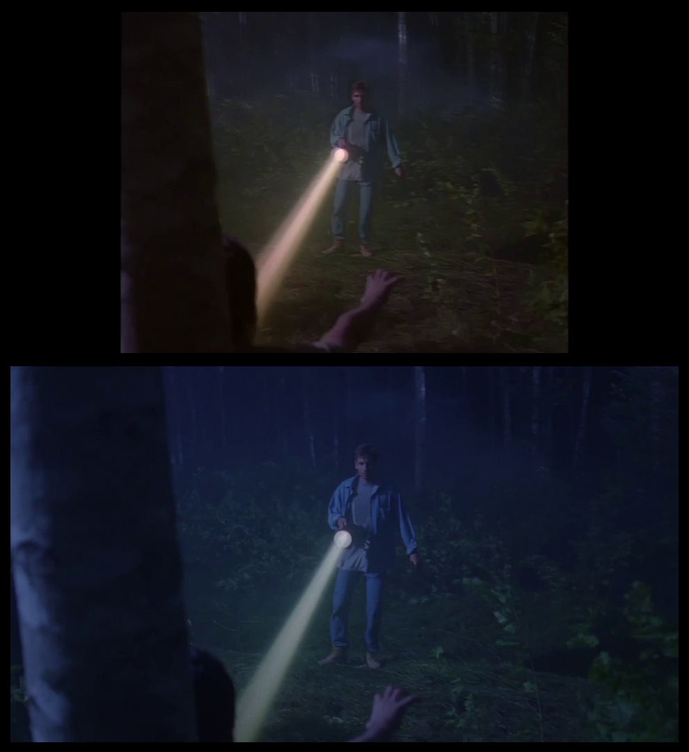 X-Files Blu-ray DVD Comparison 201 2X01 Little Green Men Screencap
