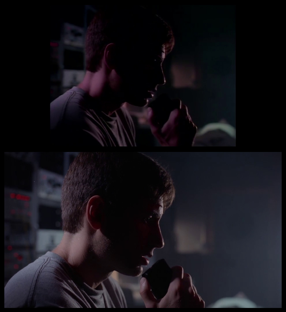 X-Files Blu-ray DVD Comparison 201 2X01 Little Green Men Screencap