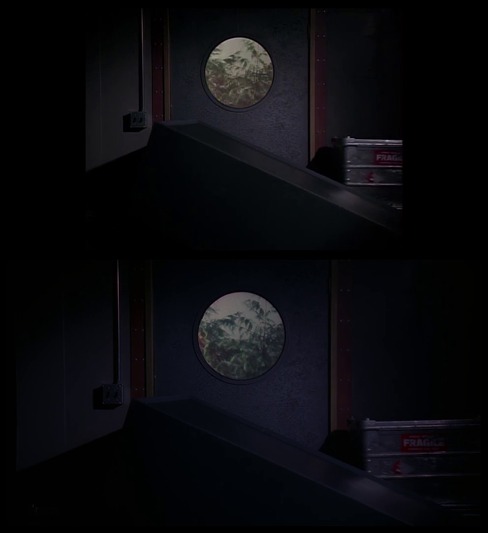 X-Files Blu-ray DVD Comparison 201 2X01 Little Green Men Screencap