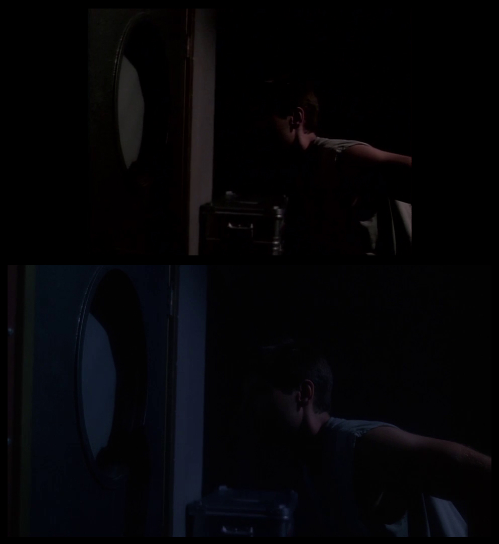 X-Files Blu-ray DVD Comparison 201 2X01 Little Green Men Screencap