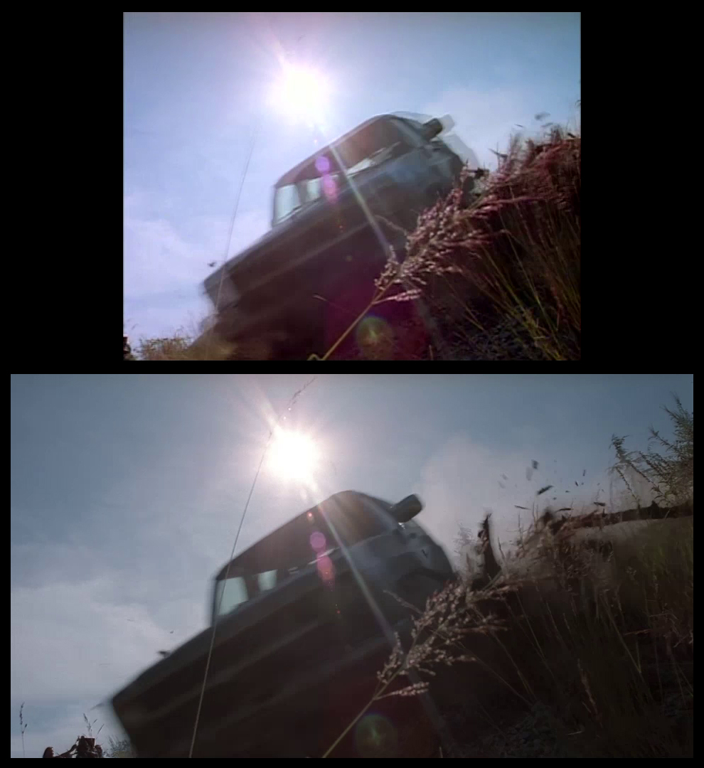 X-Files Blu-ray DVD Comparison 201 2X01 Little Green Men Screencap