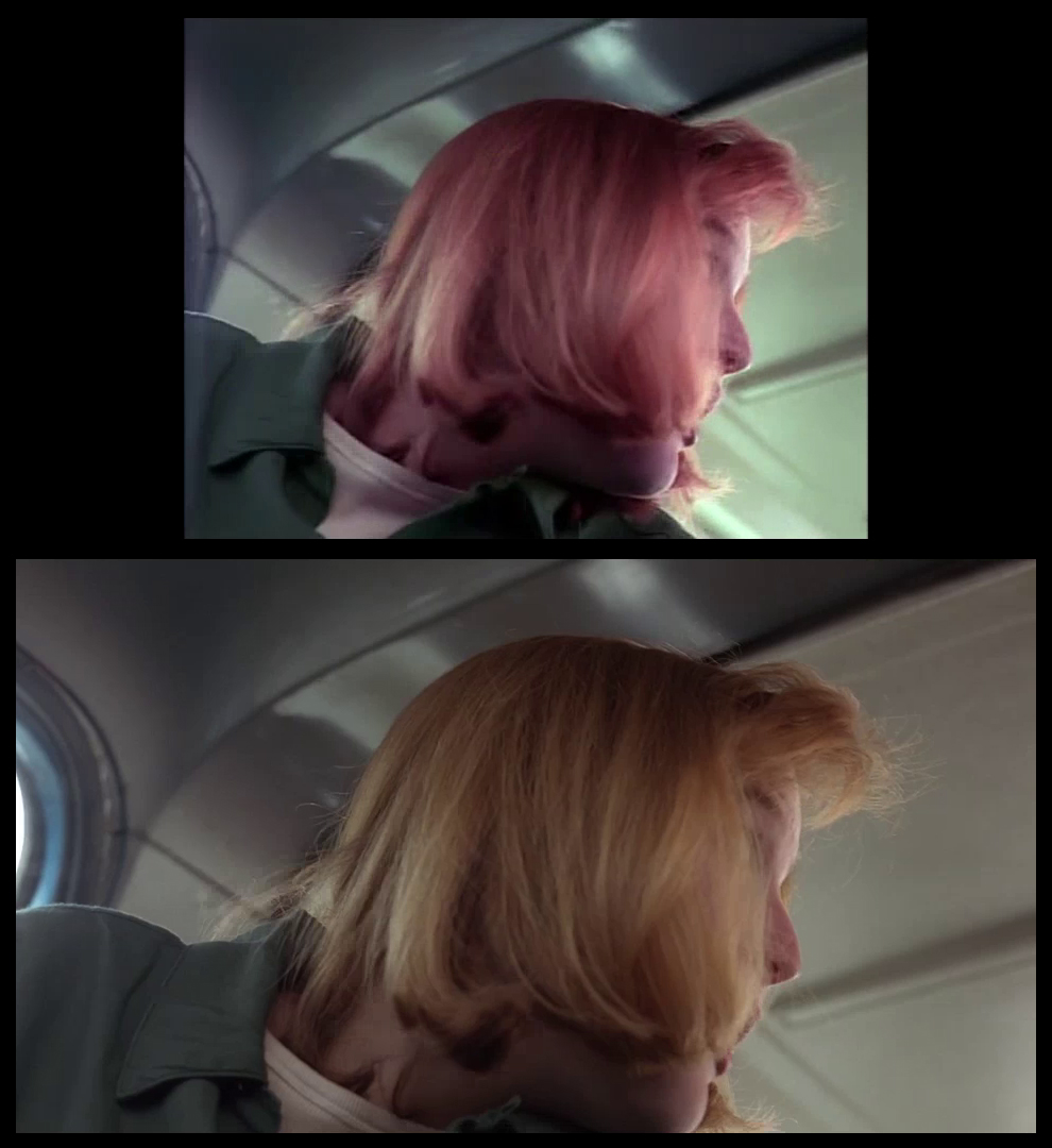 X-Files Blu-ray DVD Comparison 201 2X01 Little Green Men Screencap
