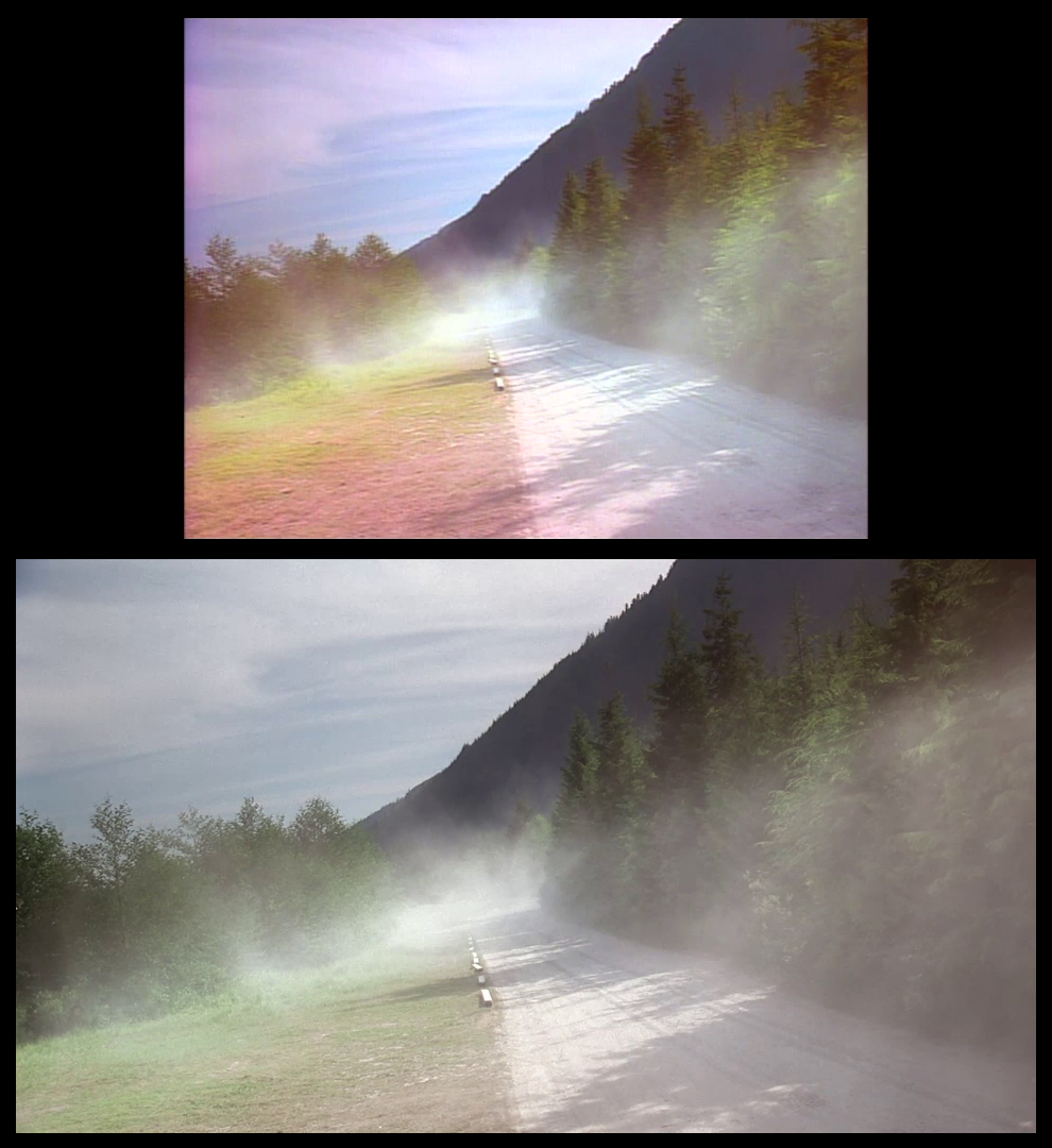 X-Files Blu-ray DVD Comparison 201 2X01 Little Green Men Screencap