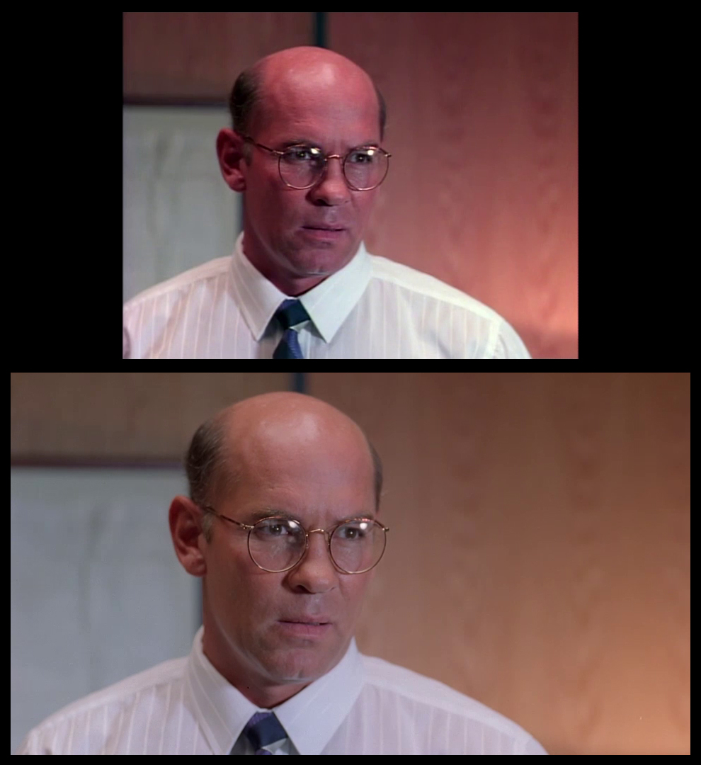 X-Files Blu-ray DVD Comparison 201 2X01 Little Green Men Screencap