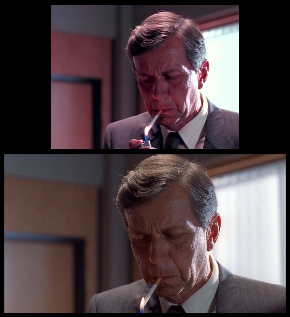 X-Files Blu-ray DVD Comparison 201 2X01 Little Green Men Screencap