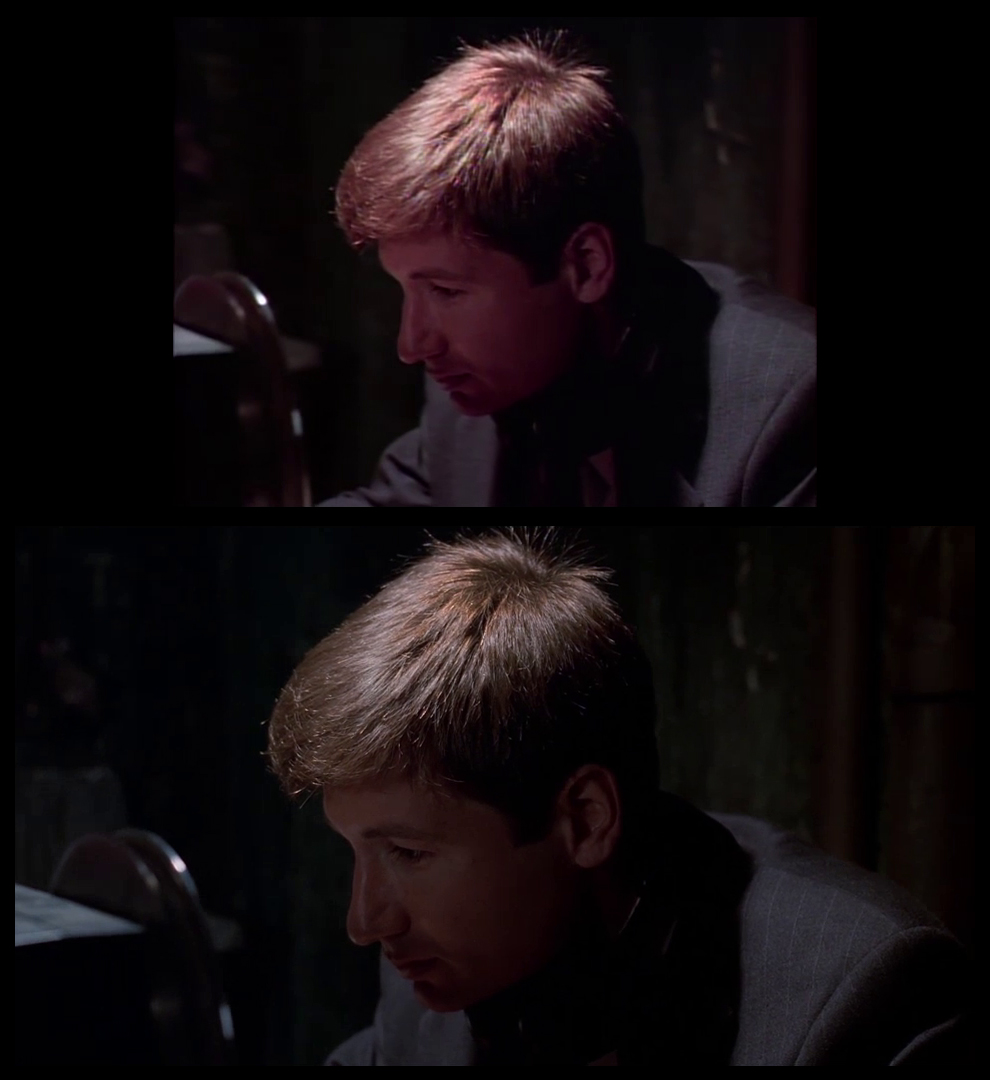X-Files Blu-ray DVD Comparison 201 2X01 Little Green Men Screencap