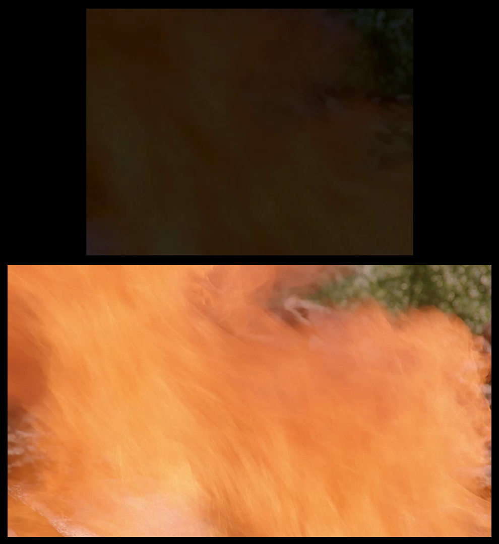 X-Files Blu-ray DVD Comparison 301 3X01 The Blessing Way Screencap