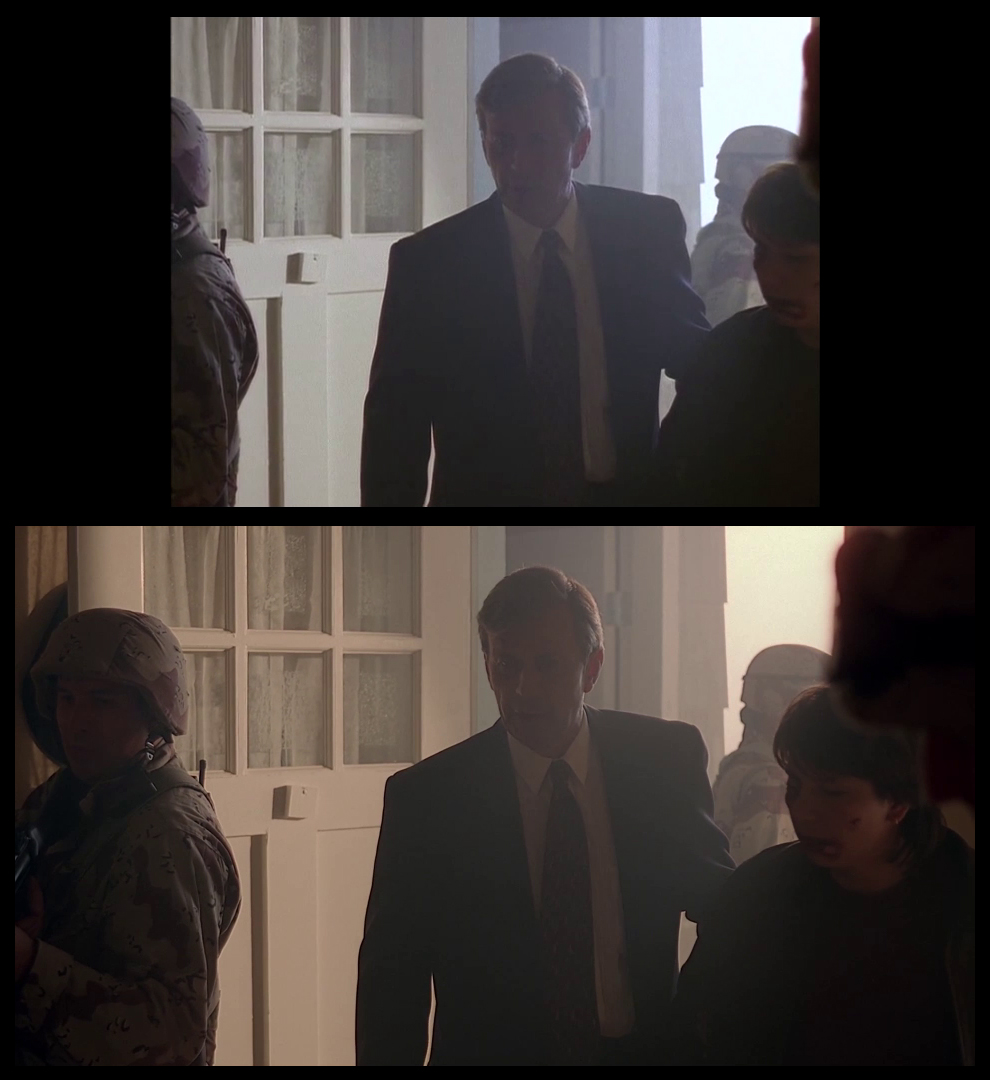 X-Files Blu-ray DVD Comparison 301 3X01 The Blessing Way Screencap