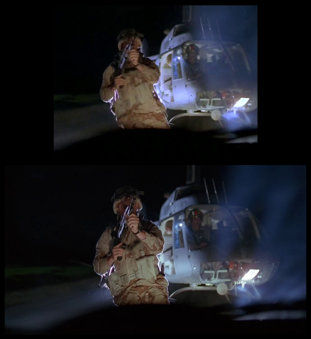X-Files Blu-ray DVD Comparison 301 3X01 The Blessing Way Screencap