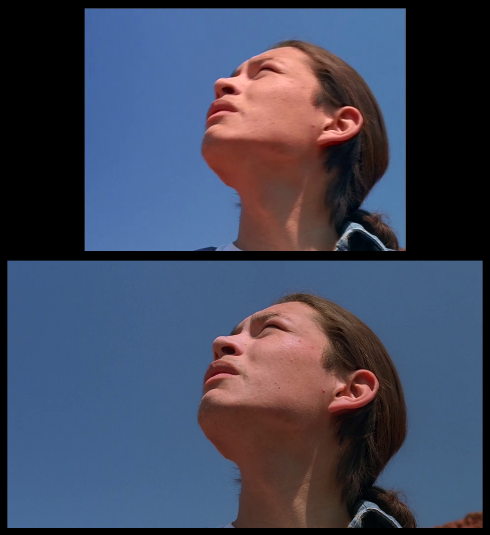X-Files Blu-ray DVD Comparison 301 3X01 The Blessing Way Screencap