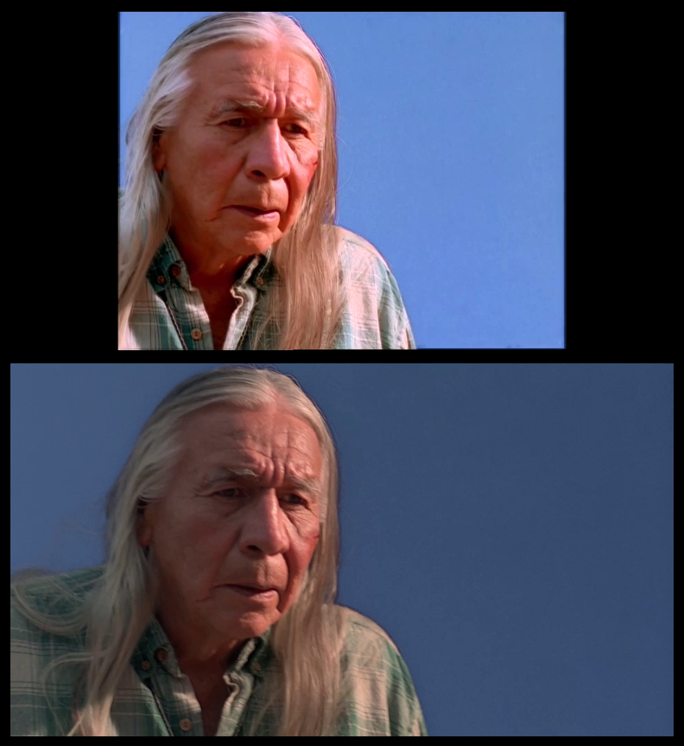 X-Files Blu-ray DVD Comparison 301 3X01 The Blessing Way Screencap