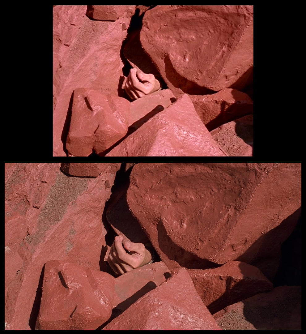 X-Files Blu-ray DVD Comparison 301 3X01 The Blessing Way Screencap