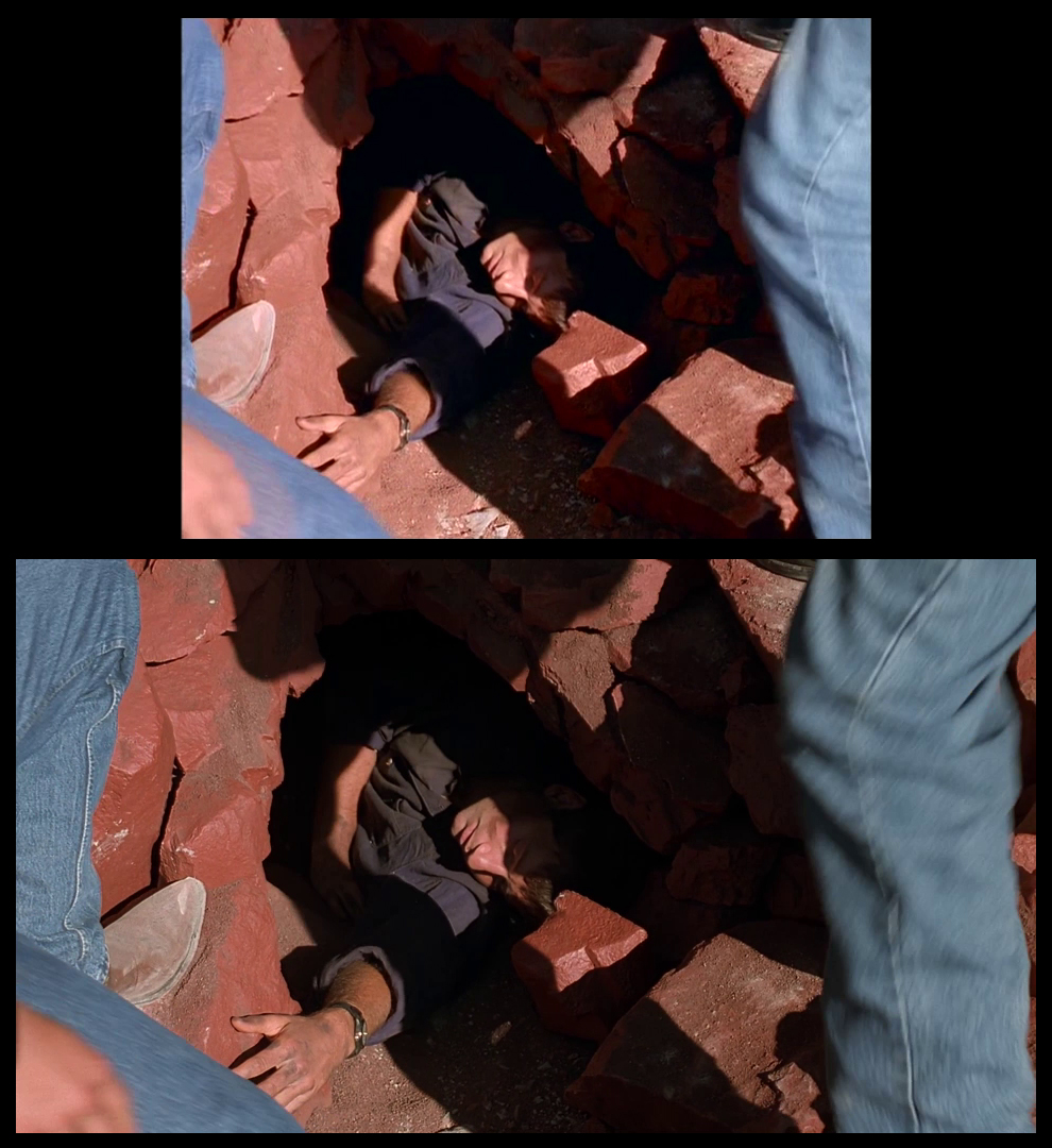 X-Files Blu-ray DVD Comparison 301 3X01 The Blessing Way Screencap