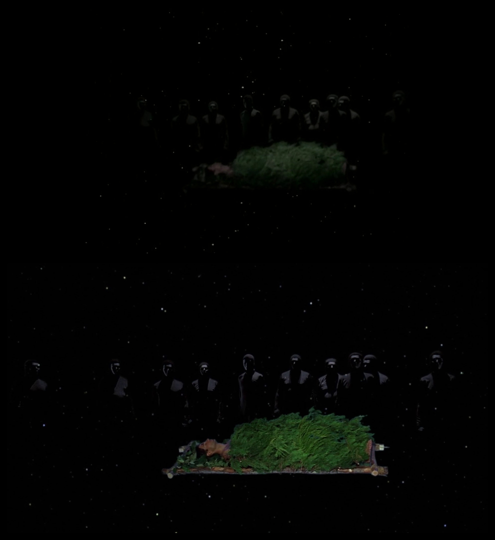 X-Files Blu-ray DVD Comparison 301 3X01 The Blessing Way Screencap