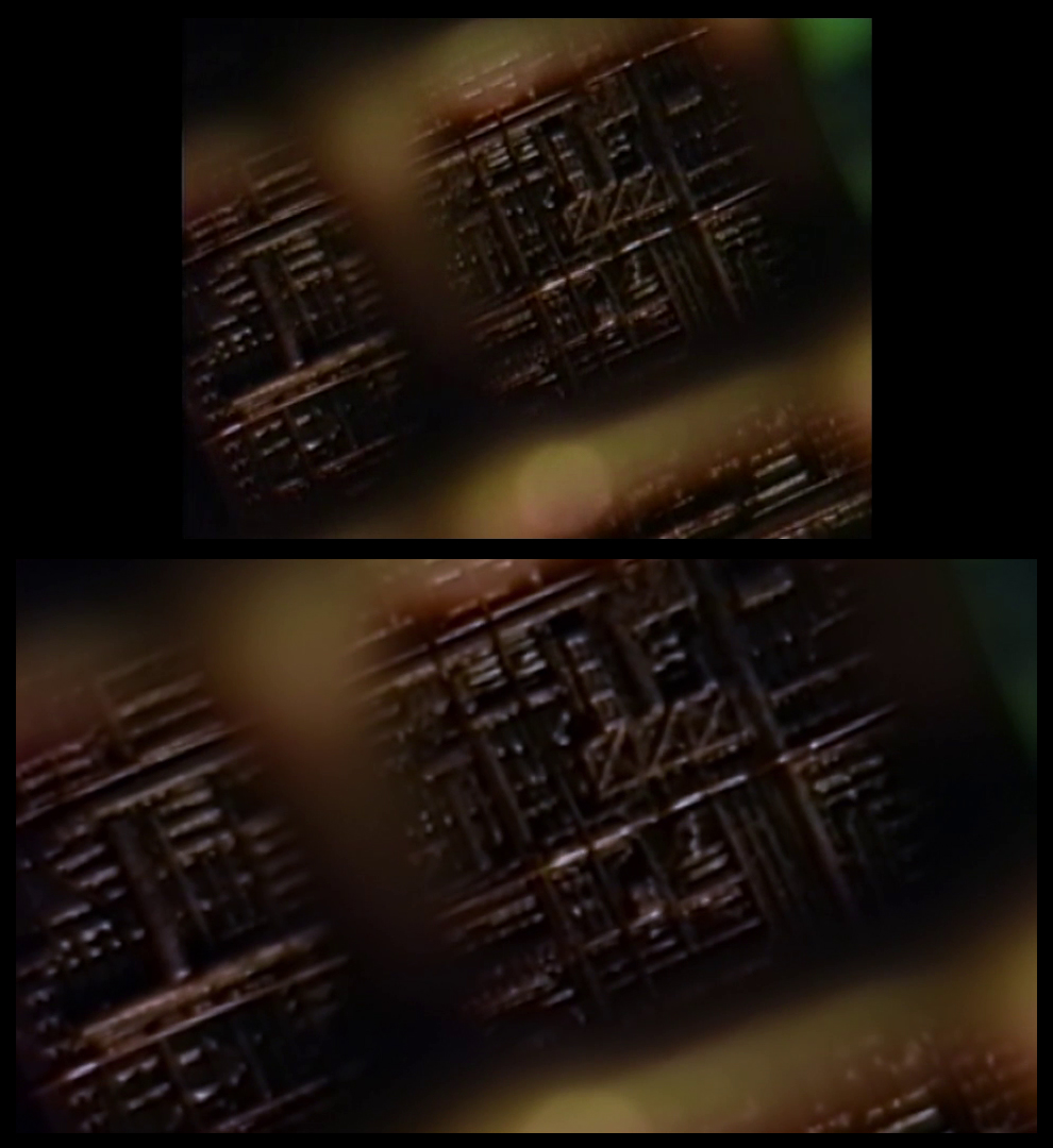 X-Files Blu-ray DVD Comparison 301 3X01 The Blessing Way Screencap