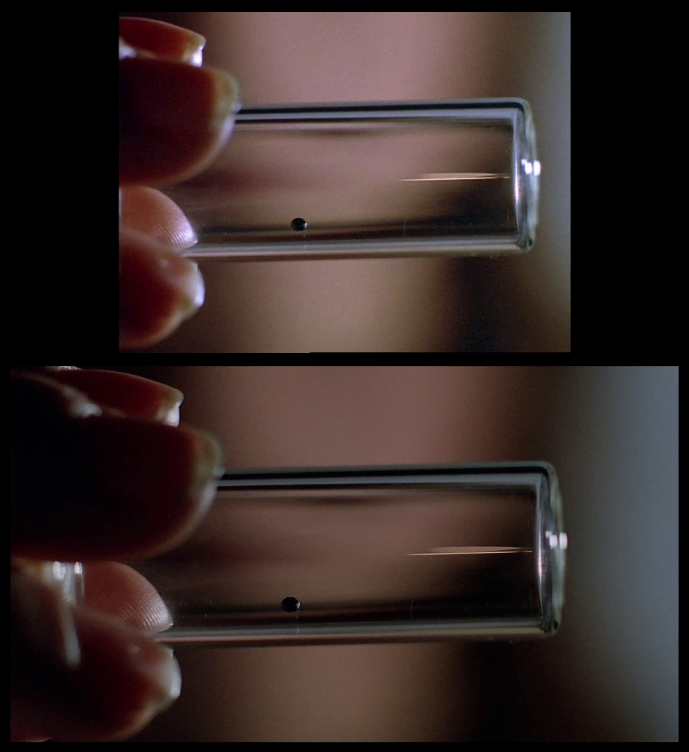 X-Files Blu-ray DVD Comparison 301 3X01 The Blessing Way Screencap