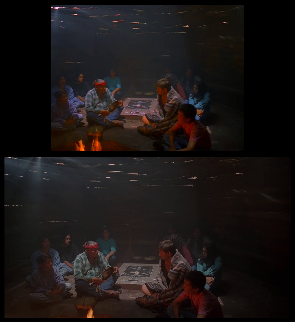 X-Files Blu-ray DVD Comparison 301 3X01 The Blessing Way Screencap