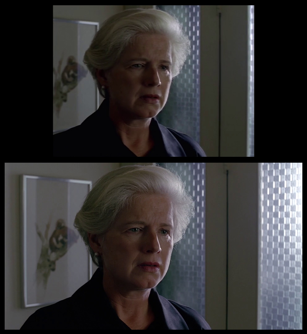 X-Files Blu-ray DVD Comparison 301 3X01 The Blessing Way Screencap