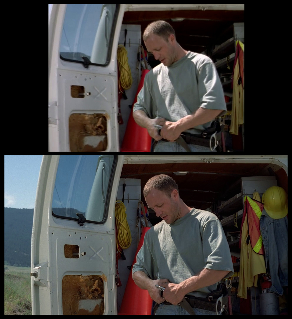 X-Files Blu-ray DVD Comparison 401 4X01 Herrenvolk Screencap