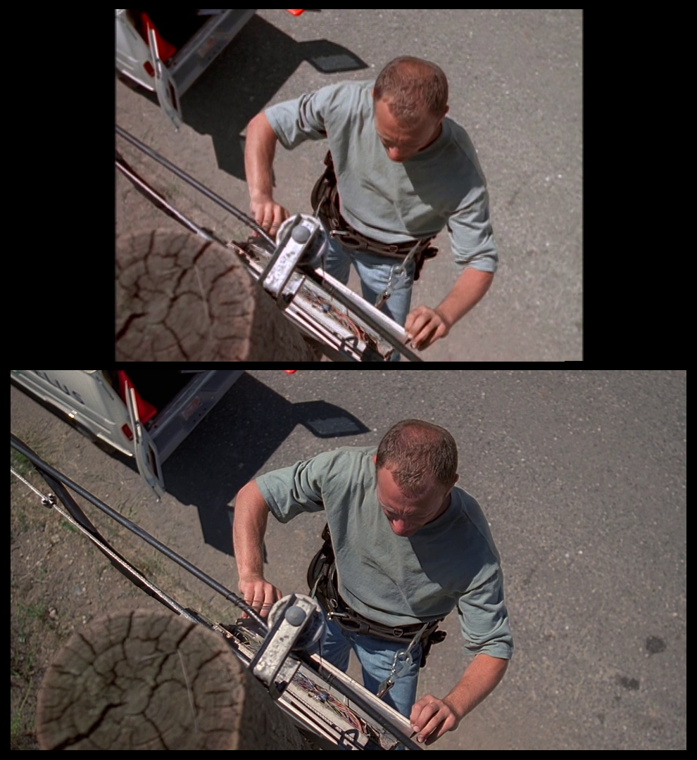 X-Files Blu-ray DVD Comparison 401 4X01 Herrenvolk Screencap