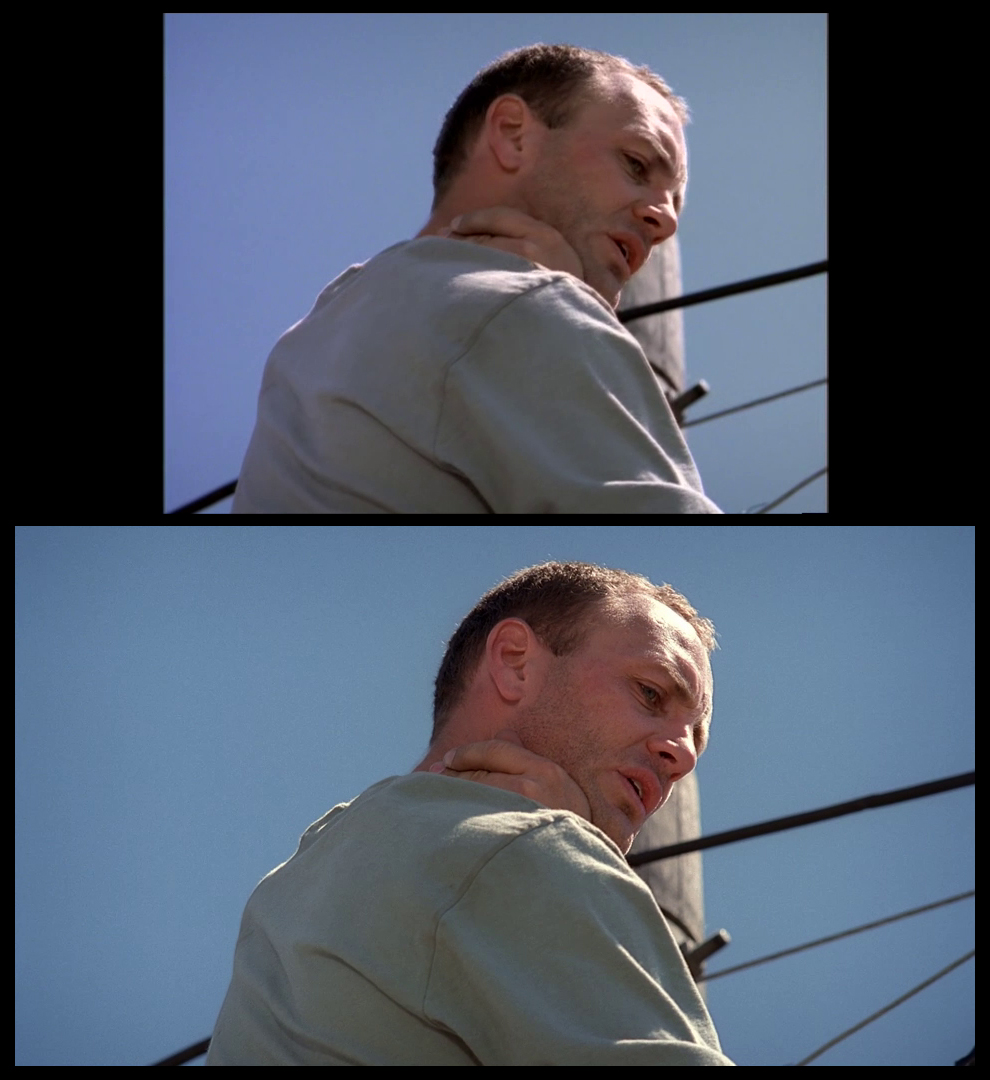 X-Files Blu-ray DVD Comparison 401 4X01 Herrenvolk Screencap