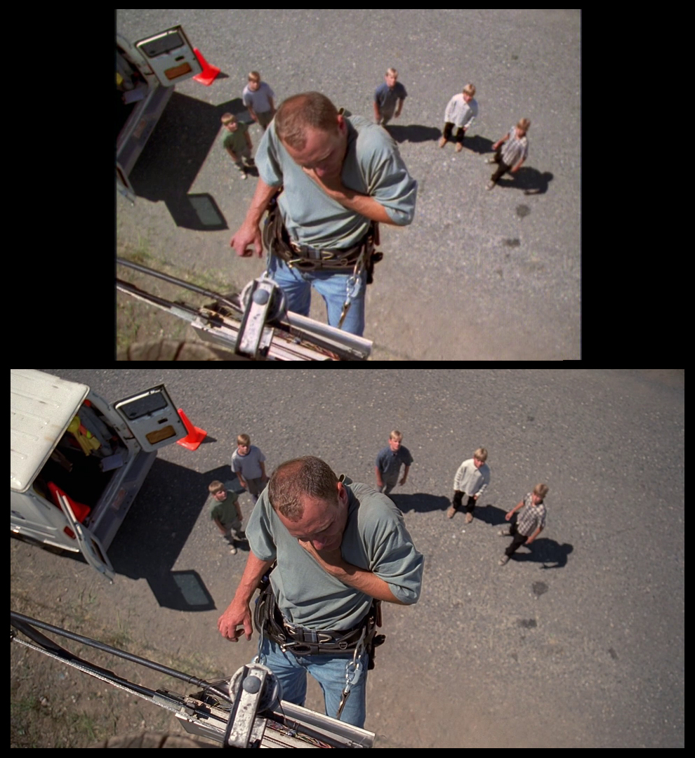 X-Files Blu-ray DVD Comparison 401 4X01 Herrenvolk Screencap