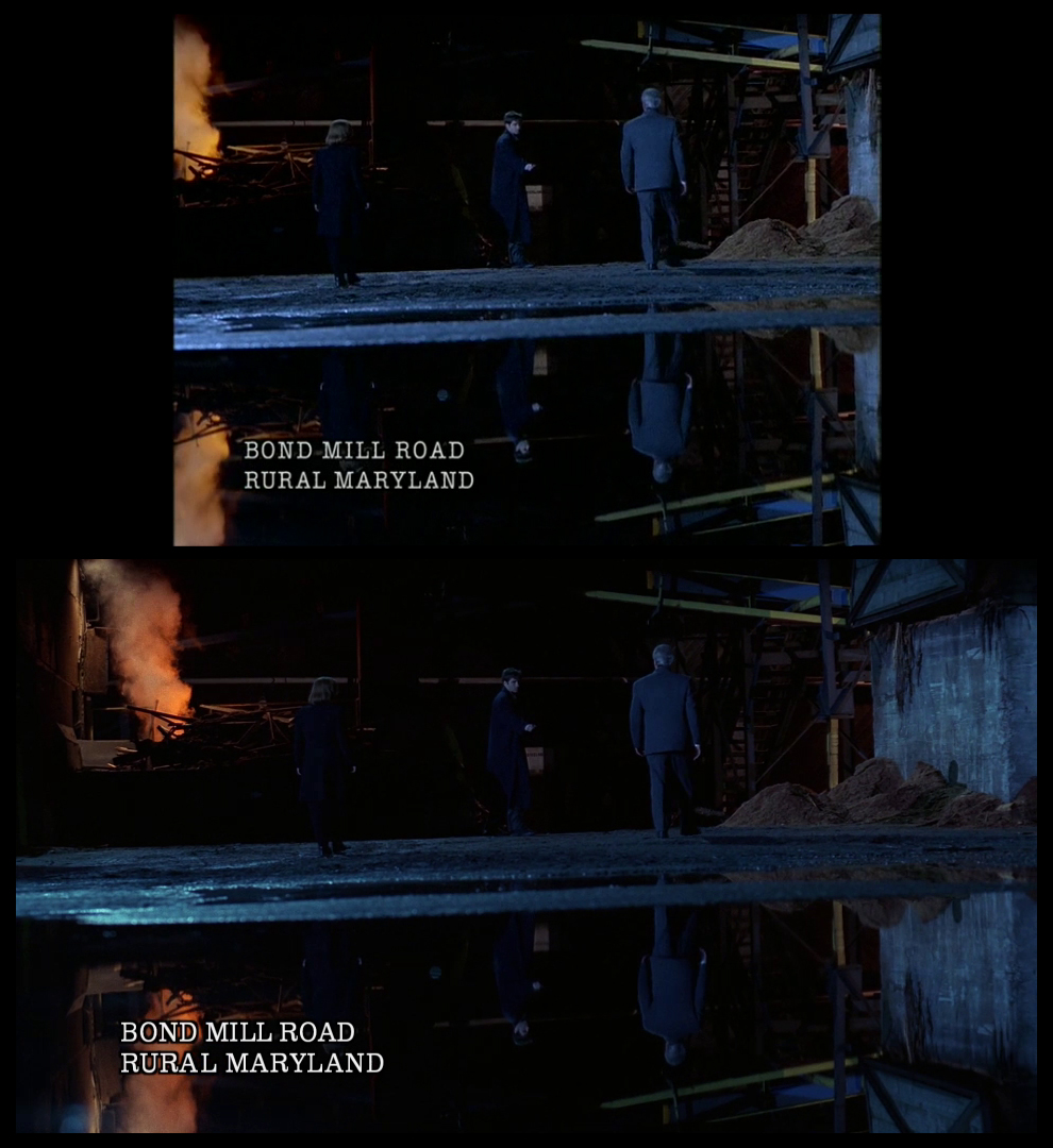 X-Files Blu-ray DVD Comparison 401 4X01 Herrenvolk Screencap