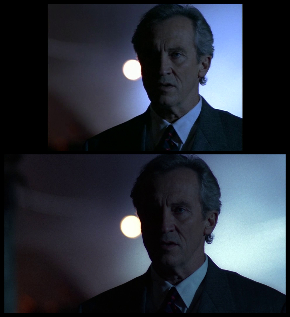 X-Files Blu-ray DVD Comparison 401 4X01 Herrenvolk Screencap