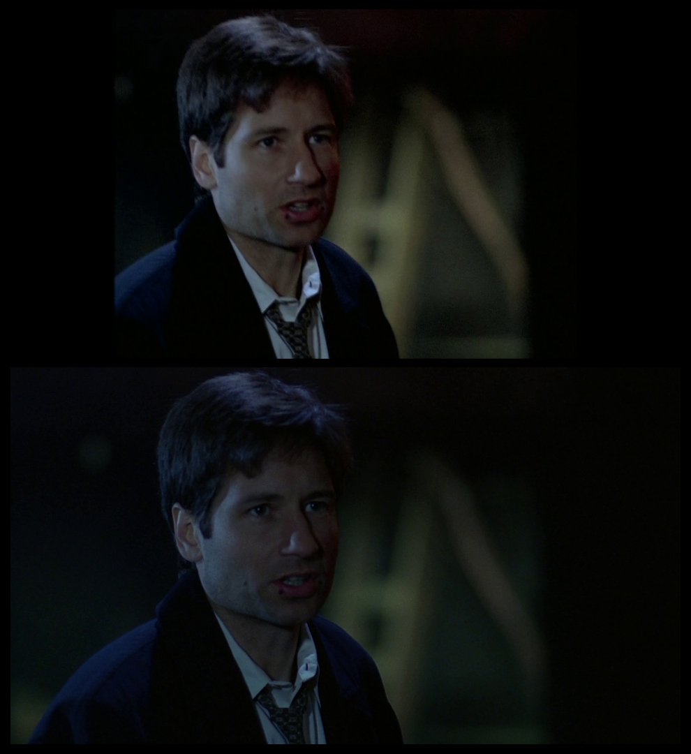 X-Files Blu-ray DVD Comparison 401 4X01 Herrenvolk Screencap