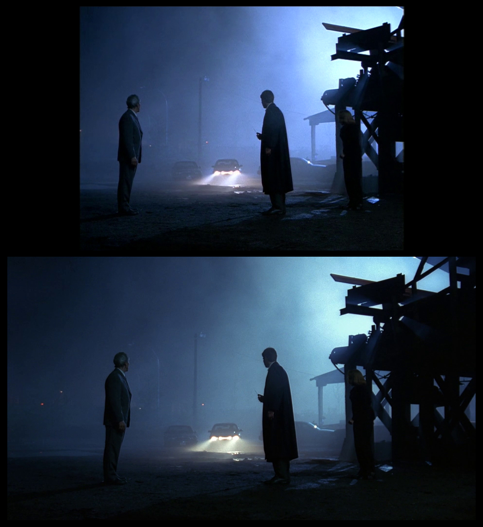 X-Files Blu-ray DVD Comparison 401 4X01 Herrenvolk Screencap