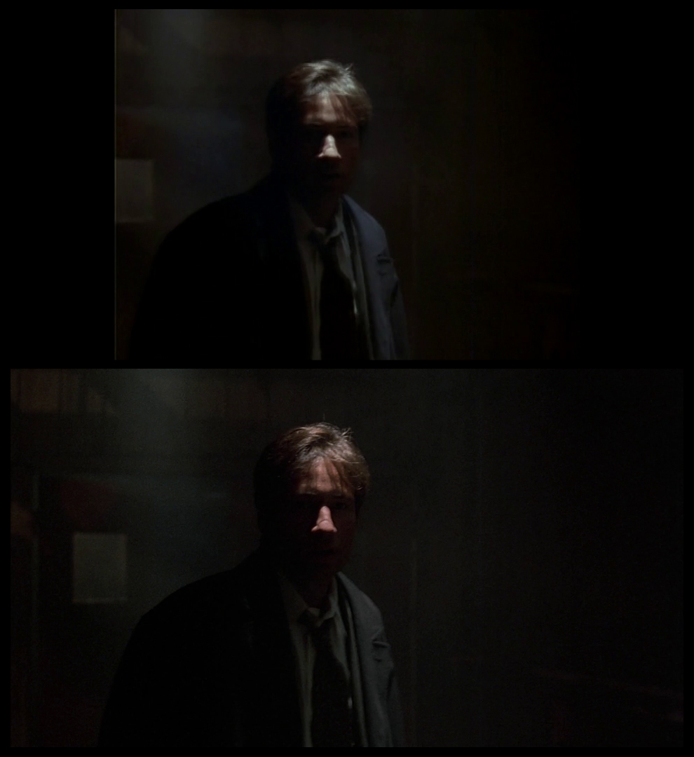X-Files Blu-ray DVD Comparison 401 4X01 Herrenvolk Screencap