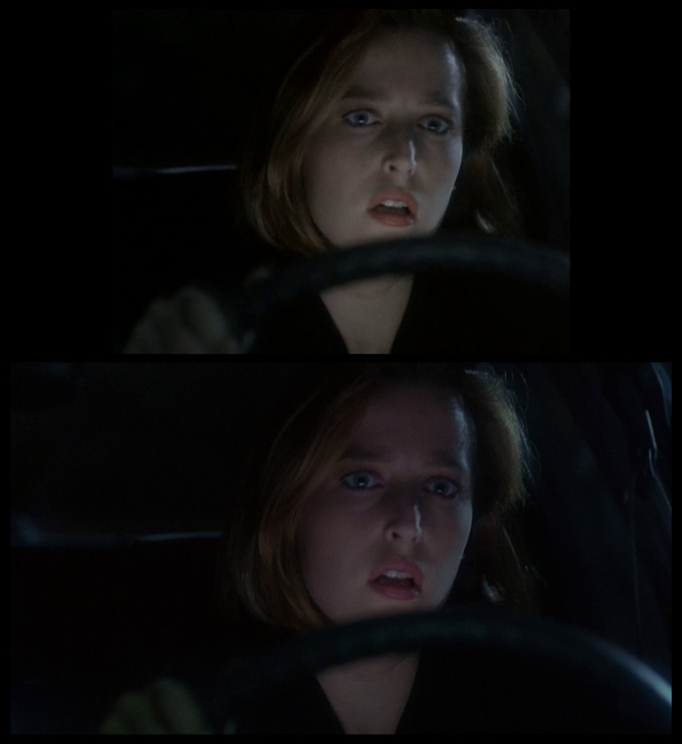 X-Files Blu-ray DVD Comparison 401 4X01 Herrenvolk Screencap