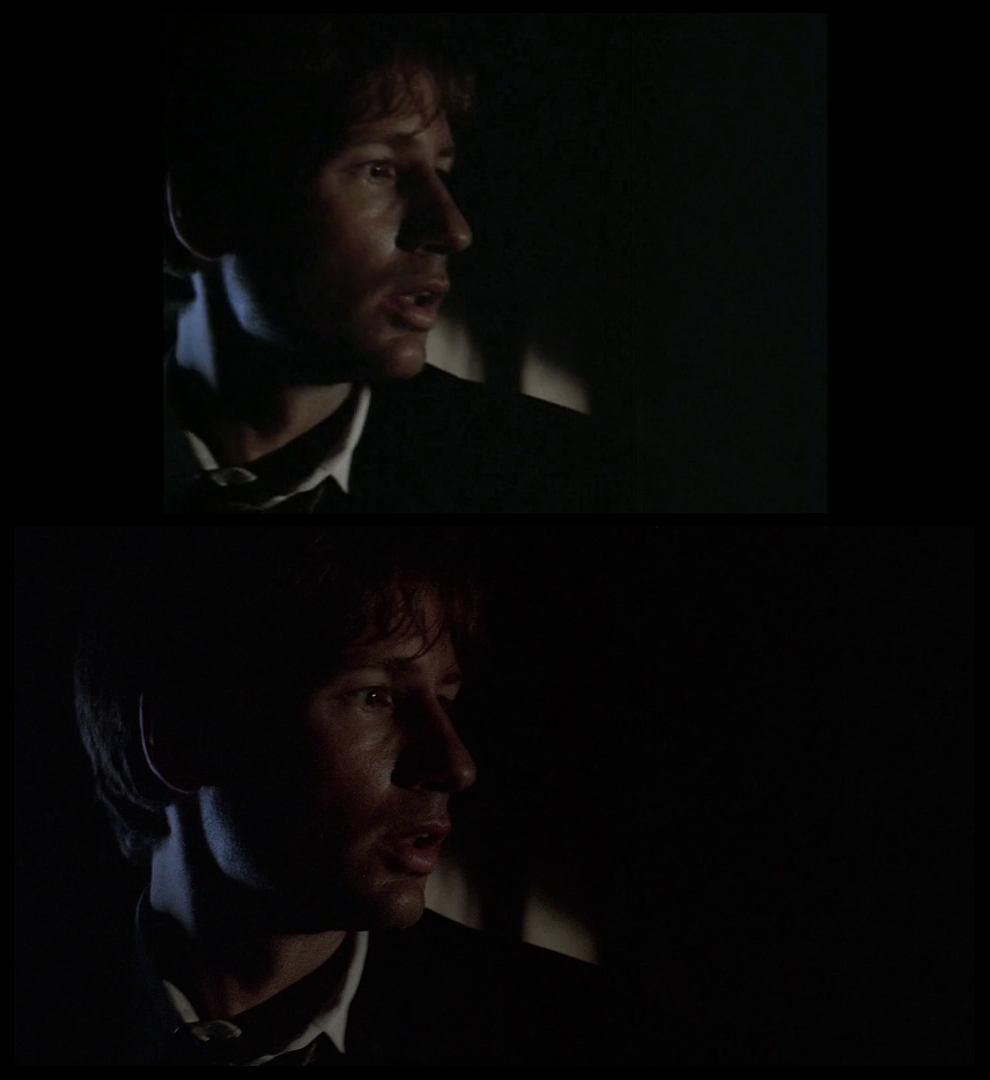 X-Files Blu-ray DVD Comparison 401 4X01 Herrenvolk Screencap