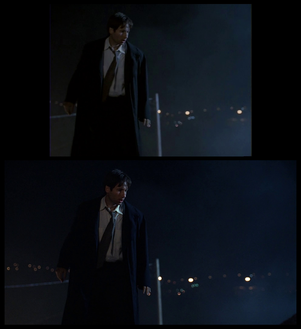 X-Files Blu-ray DVD Comparison 401 4X01 Herrenvolk Screencap