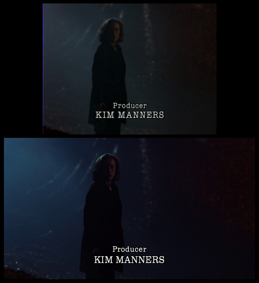 X-Files Blu-ray DVD Comparison 401 4X01 Herrenvolk Screencap