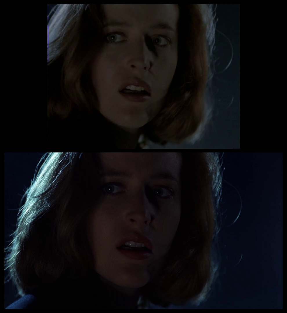 X-Files Blu-ray DVD Comparison 401 4X01 Herrenvolk Screencap