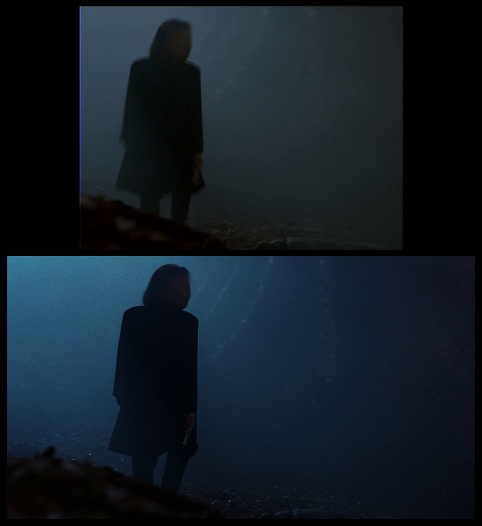 X-Files Blu-ray DVD Comparison 401 4X01 Herrenvolk Screencap