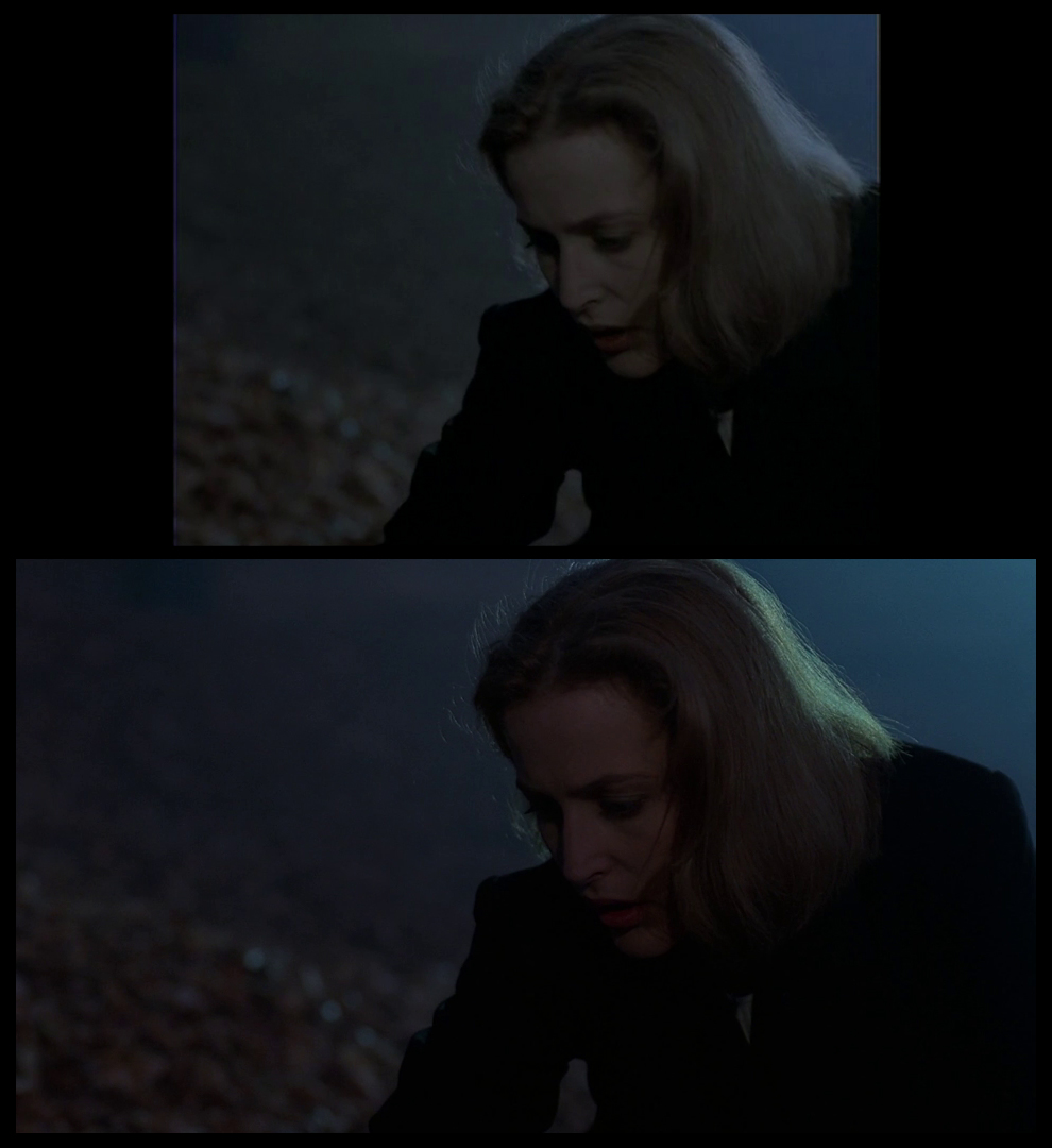 X-Files Blu-ray DVD Comparison 401 4X01 Herrenvolk Screencap