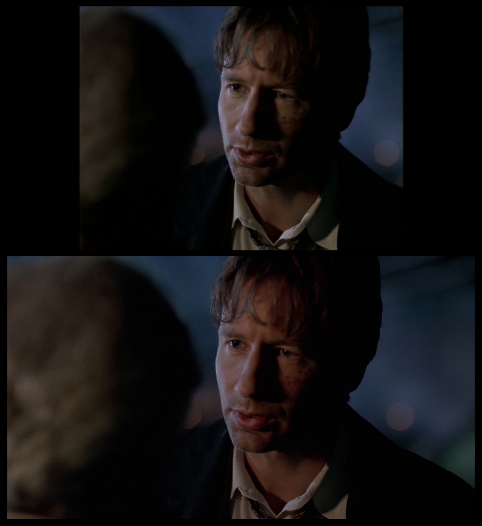 X-Files Blu-ray DVD Comparison 401 4X01 Herrenvolk Screencap