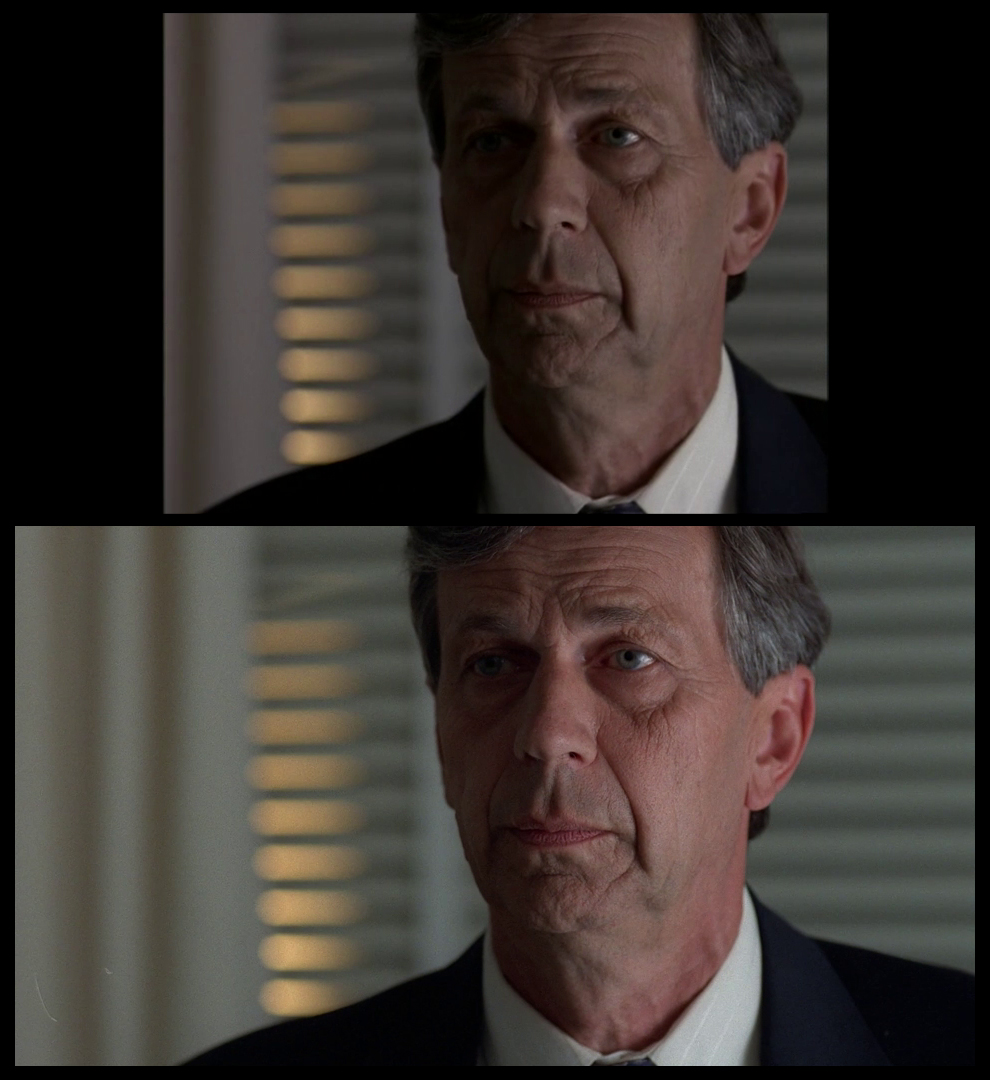 X-Files Blu-ray DVD Comparison 401 4X01 Herrenvolk Screencap