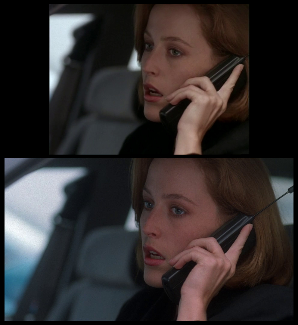 X-Files Blu-ray DVD Comparison 401 4X01 Herrenvolk Screencap