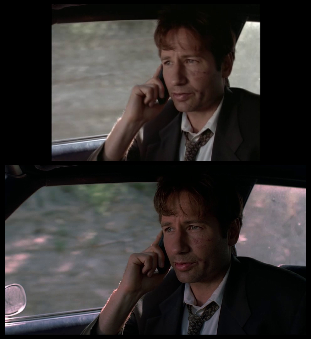 X-Files Blu-ray DVD Comparison 401 4X01 Herrenvolk Screencap