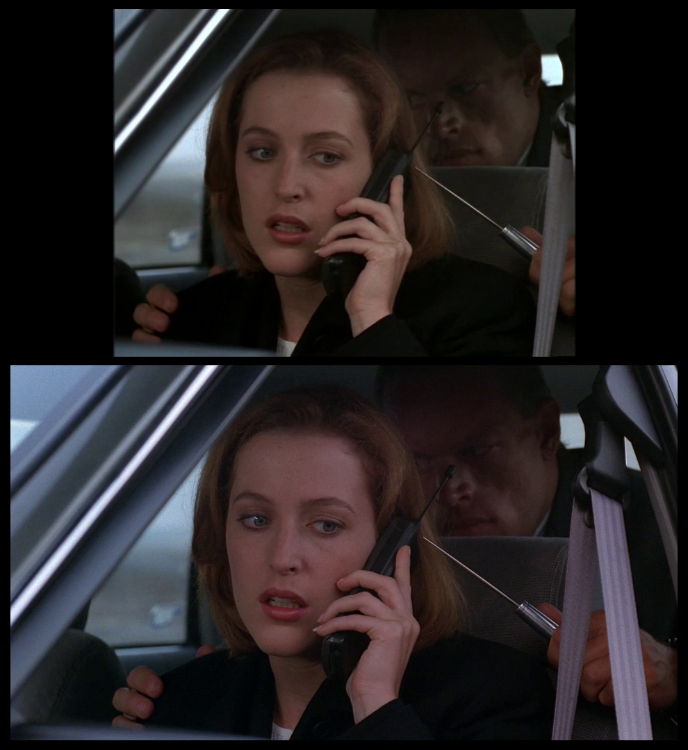 X-Files Blu-ray DVD Comparison 401 4X01 Herrenvolk Screencap